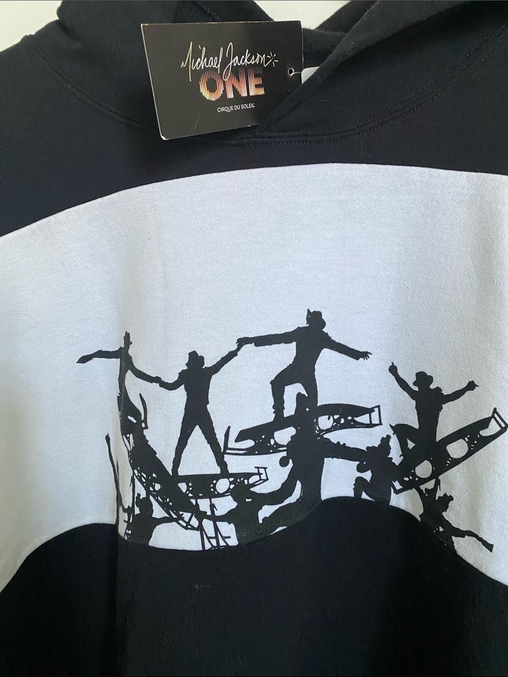 Michael Jackson One Black and White Graphic Hoodie - Picture 3 of 4